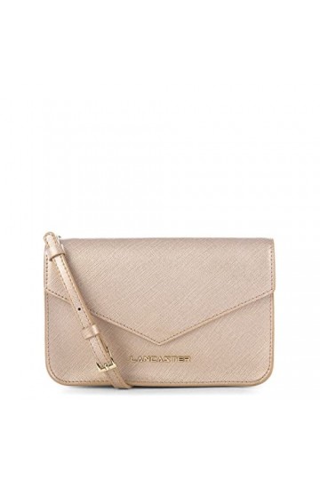 LANCASTER Petit sac trotteur - Saffiano Signature Noir