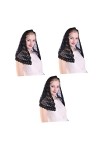 minkissy Lot de 5 foulards catholiques en dentelle pour voile, écharpes tendance pour femme, écharpes de catholicisme, foular