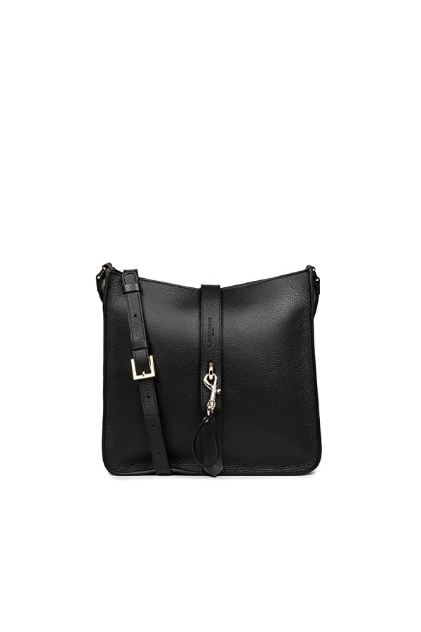 LANCASTER Grand sac trotteur - Foulonné Double Hook Noir - In - Nude