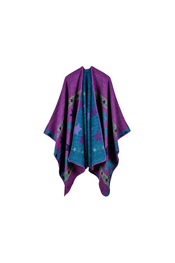 ZHIYU Foulard Imprimé Femme Mode Chaud Doux Cardigans Écharpe Double Face Épaissir Foulard Large Écharpe Femme Hiver, rouge, 