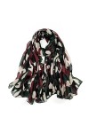 Cusstally Écharpes for Femmes Foulard en Soie for Femmes Mode Femmes Impression élégant châle Foulards Femmes Mode en Vrac Pa
