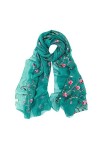 Cusstally Écharpes for Femmes Foulards Pistil Wrap Lady Gradient Couleur Foulards Écharpe Femmes Châle en Mousseline De Soie 