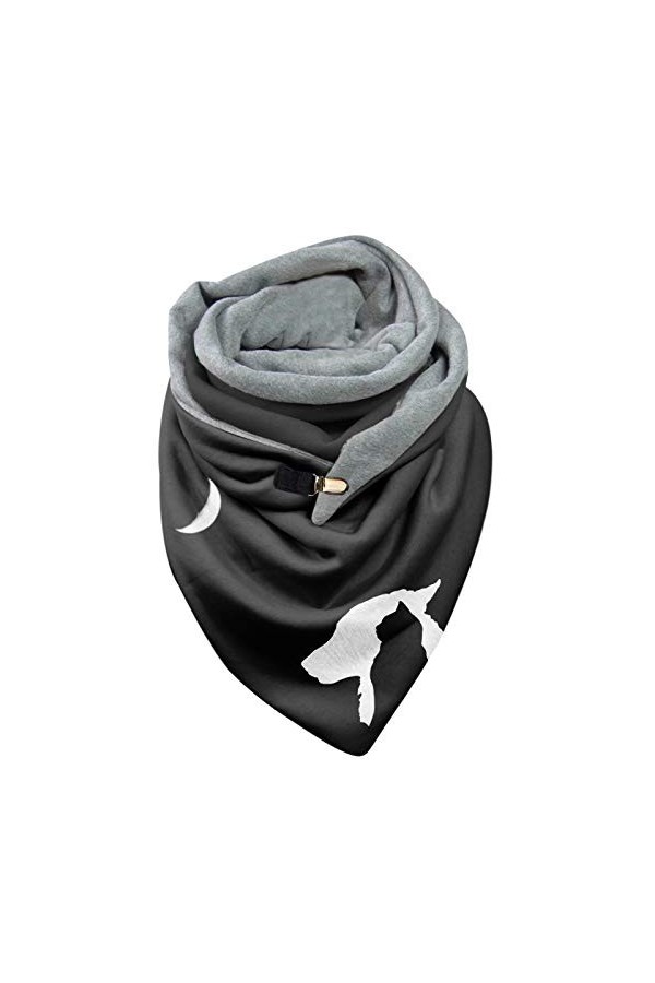 Casual Doux Bouton Chaud Mode châles Imprimer Foulards Femmes Hiver Wrap écharpe sud-Ouest Laine écharpe Color : XS, Size : 