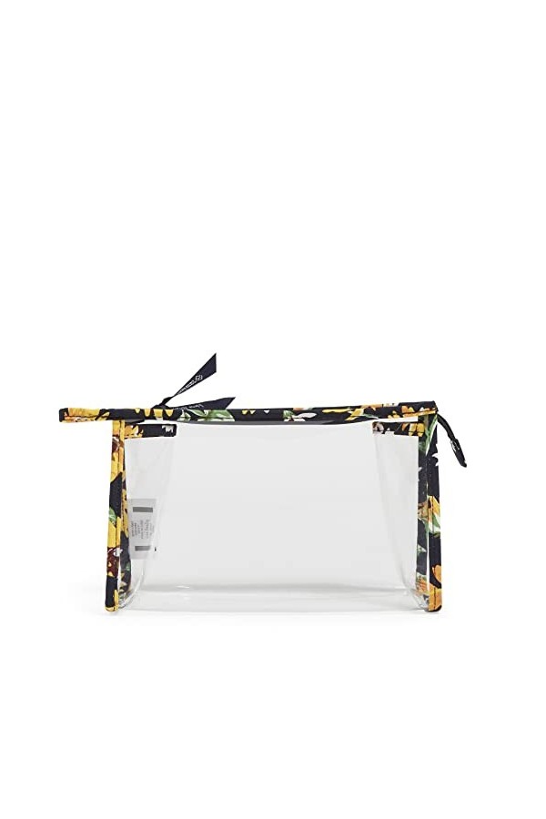 Vera Bradley Vera Tote Bag, Black-Recycled Cotton