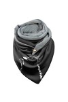 Cusstally Écharpes for Femmes Foulards Mode Impression Hiver Chaud Doux châles décontracté Femmes Wrap Bouton écharpe écharpe
