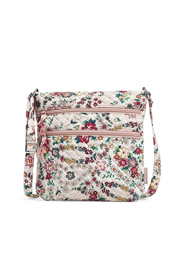 Vera Bradley Vera Tote Bag, Black-Recycled Cotton