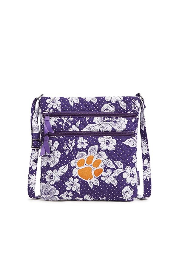 Vera Bradley Vera Tote Bag, Black-Recycled Cotton