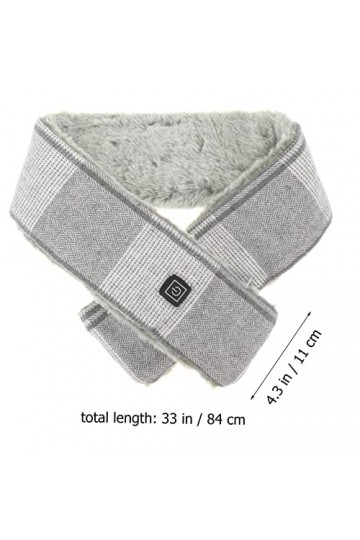 Healeved 3 Pièces Écharpe Chauffante Hommes Écharpe Châle Chauffant Femmes Foulards Foulard Chauffant Rechargeable Foulards C