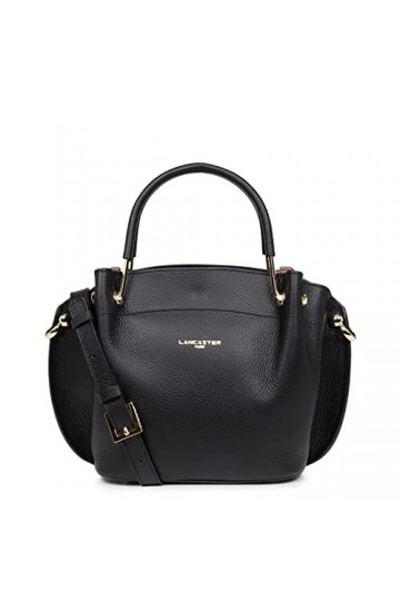 LANCASTER Sac à main - Foulonné Double Noir - In - Nude