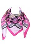 tessago - Foulard - Femme Rose Bianco Taille unique
