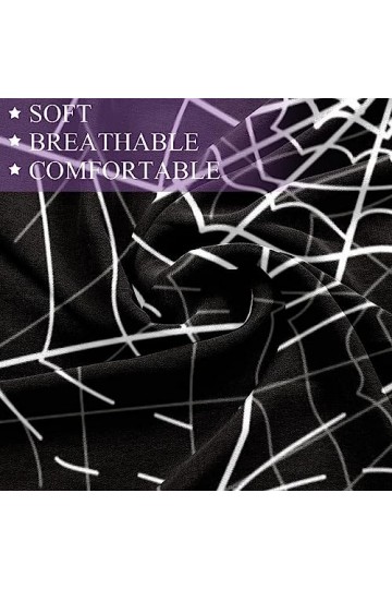 FVQL Écharpes longues et légères pour femmes foulard en soie, Toile daraignée