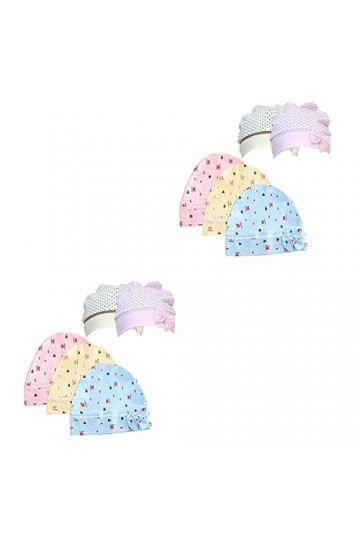 SOIMISS 10 Pièces Casquette De Chimio Femmes Infirmière Chapeau De Chimio Bonnet Chapeau Femmes Turbans pour Femmes Coton Hij