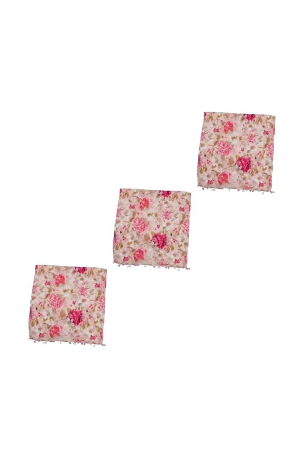 ABOOFAN 3Pcs Foulards Écharpes Pour Femmes Femmes Châle Dames Écharpe Châle Pour Femmes Mode Écharpe Élégant Châle Soie Châle