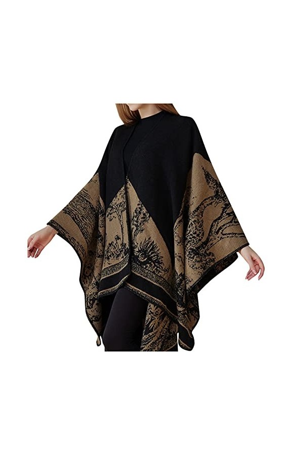 Générique Écharpe Dhiver Femme Châles Coton Longue Chaude Automne Cape Réchauffent Les Foulards Cadeau Mariage