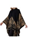 Générique Écharpe Dhiver Femme Châles Coton Longue Chaude Automne Cape Réchauffent Les Foulards Cadeau Mariage