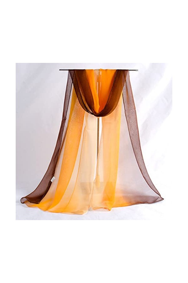 Fuduoduo Écharpe Square Rétro,Écharpe de Protection Solaire Gradient Beach pour Femmes,Mauve,160 * 50cm,Femme Multifonctionne