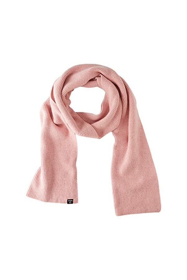 Superdry Heritage Ribbed Scarf Écharpe pour Temps Froid, Nappa Pink, OS Taille Fabricant:OS Femme