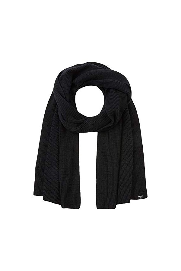Superdry Heritage Ribbed Scarf Écharpe pour Temps Froid, Nappa Pink, OS Taille Fabricant:OS Femme