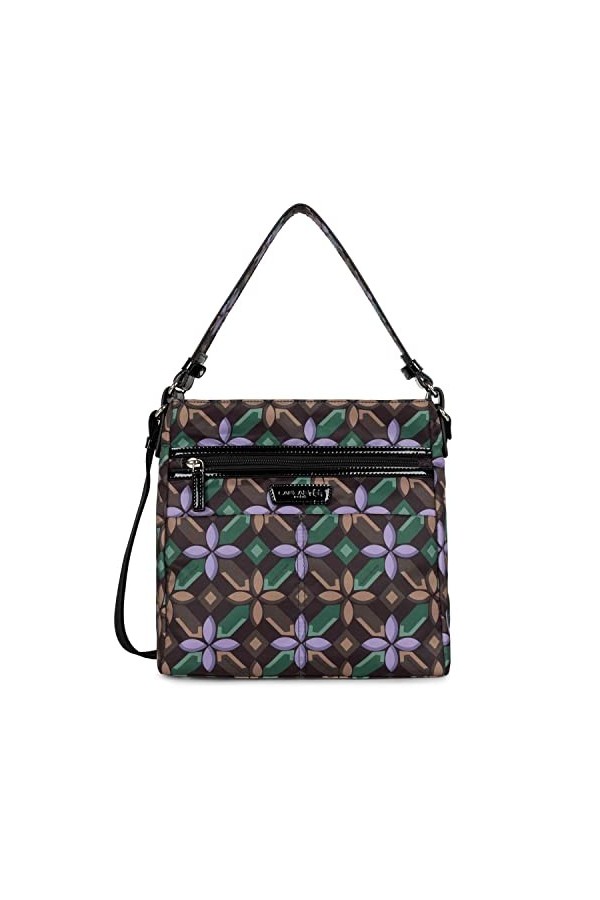 Sac besace - Basic Verni Noir