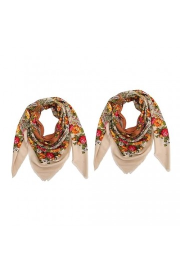 SOIMISS 2 Pièces Boho Châle Rebozos Para Mujer Foulards Pour Femmes Châle Floral Dames Foulards Impression Châle Dames Écharp