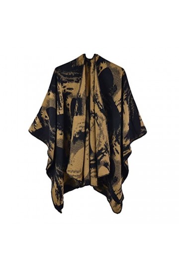 Générique Foulard Femme Echarpe Pull Châle Hiver Chaud Élégant Foulard Chale Vintage Femme Cadeau Fête Des Mères Ou Saint Val