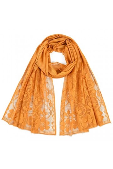 Echarpes Et Foulards Femme Foulards Pour Femmes Châle Doux Léger Écharpe Creux Dentelle Fleur Cou Wrap Châle Foulard Chale Fe