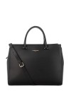 LANCASTER Sac cabas main - Smooth Or Noir