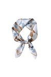 TYXL Foulard de Soie Femme, foulards mode double face, cravate, foulard, 28 façons dutiliser, adapté à toutes les saisons, f