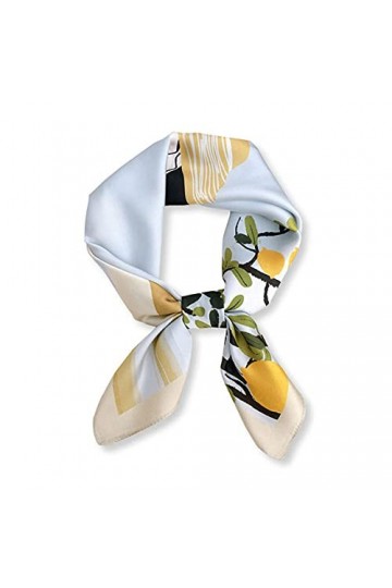 TYXL Foulard de Soie Femme, foulards tendance double face, cravate, foulard, 28 façons dutiliser, convient à toutes les sais