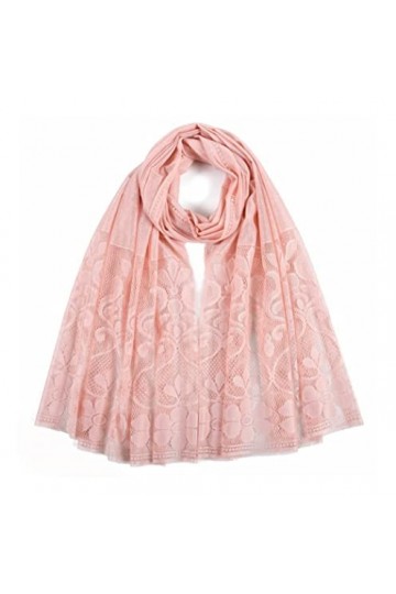 Echarpe Châle Foulard Etole Foulards Pour Femmes Châle Doux Léger Écharpe Creux Dentelle Fleur Cou Wrap Châle Écharpe Foulard