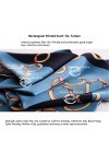 TYXL Foulard de Soie Femme, Foulards mode double face, cravate, bandanas, 28 types dutilisation, toutes saisons, foulard sau