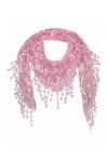 Echarpe Châle Foulard Etole Femmes Dentelle Pure Floral Écharpe Châle Wrap Gland Écharpe Mode Creux Gland Dentelle Écharpe Fo
