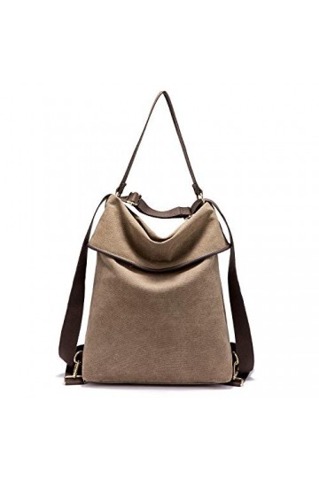 LOVEVOOK Sac à Dos Dames Toile Sac à Main Dames Sac à Bandoulière Dames anti vol sac à dos pour tous les Jours Bureau école S