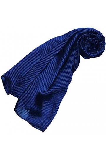 LORENZO CANA Foulard de 100% soie pour la femme – écharpe en satin avec les mesures de 50 x 190 cm - fin, léger et noble pour