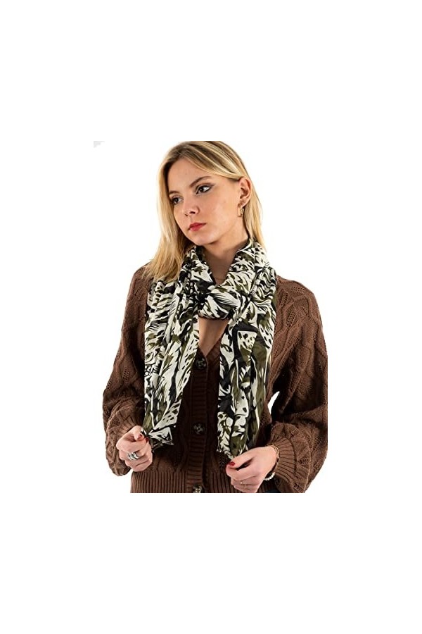 Le Temps des Cerises foulards jadida vert