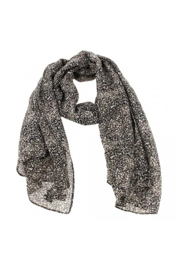 Le Temps des Cerises - Fou f bella black - Foulard - Noir - Taille Unique