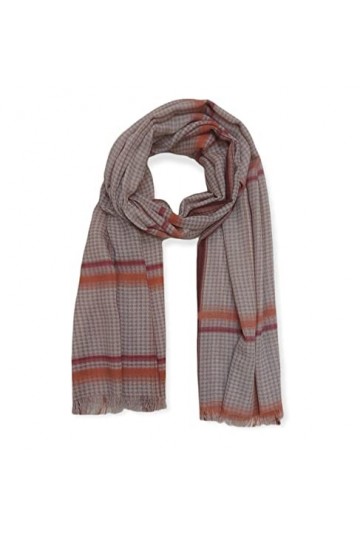 MARCO PASCALI Foulard Écharpe, Orange, 60x190 Femme