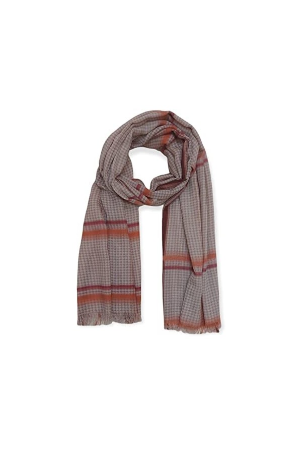 MARCO PASCALI Foulard Écharpe, Orange, 60x190 Femme