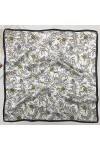 Foulard 100 % soie de mûrier pour femme – Foulard carré léger en satin – Petite écharpe en soie pour dormir 53,3 x 53,3 cm, 7