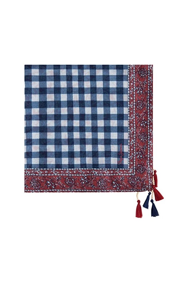 Pepe Jeans Alaïa Foulard Fleuri, Multicolore Multicolore , Taille Unique Femme