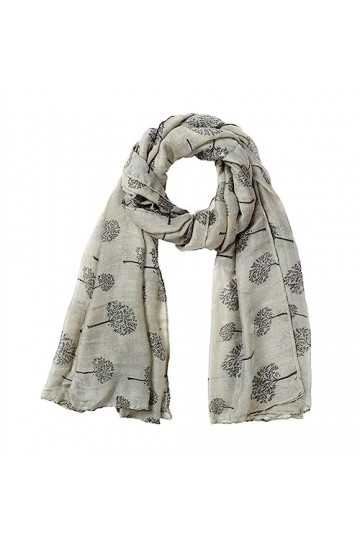 Foulard en mousseline de soie imprimé foulards femmes imprimé pissenlit doux châle enveloppe plage Vintage Color : E, Size :