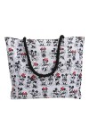 Disney Tote Travel Bag Minnie Mouse Floral Print Minnie Black 