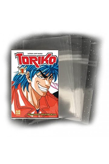 100 pochettes pour MANGAS 130x180mm : Les Chevaliers du Zodiaque, Hunter X Hunter, Toriko . My-smartup 