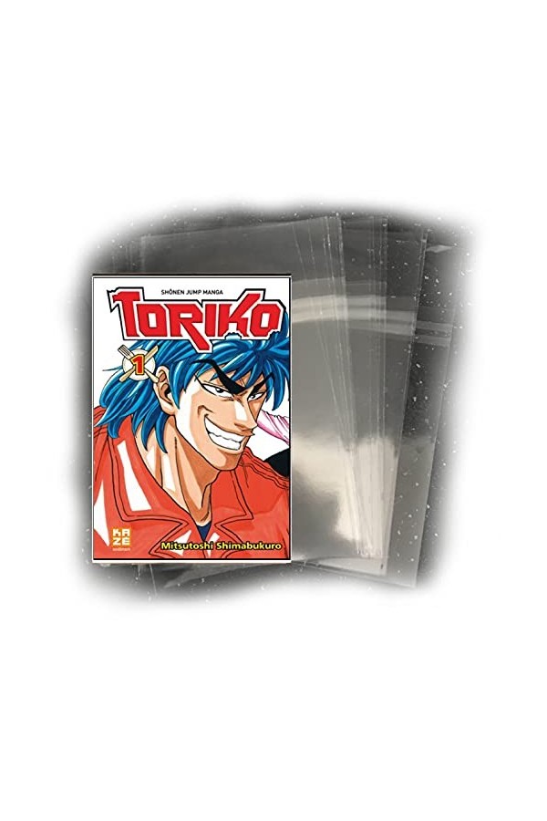 100 pochettes pour MANGAS 130x180mm : Les Chevaliers du Zodiaque, Hunter X Hunter, Toriko . My-smartup 