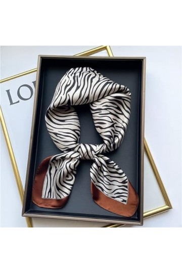 Foulards for femmes,Écharpe carrée,Écharpe de cou,Écharpe carrée en soie Bande Foulard Foulard Élégant Floral Châle Wrap Lady