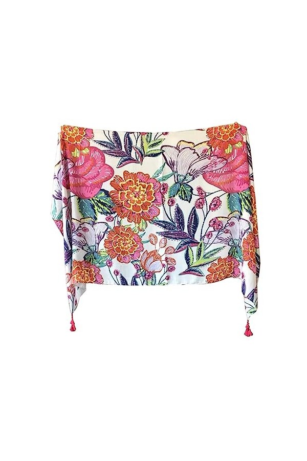 INOOMP 2 Pièces Rebozos Para Mujer Écharpe DÉté Foulards Pour Femmes Habillé Serviette De Plage Châle Femmes Écharpe Écharpe