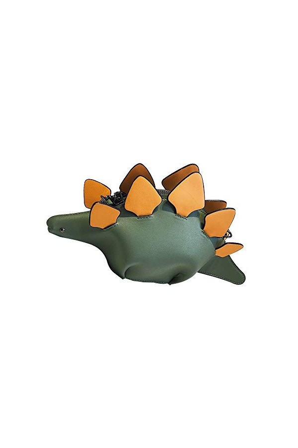 Sipobuy 3D Dinosaure Forme Sac À Main Épaule Messenger Sac Portefeuille Pour Les Filles Ados Femmes, Unique Mignon Animal Pu 