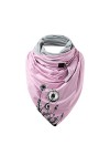 Cusstally Écharpes for femmes Hommes Écharpe Dhiver Bouton Impression Doux Femmes Châles Foulards Wrap Mode Chaud Casual Éch