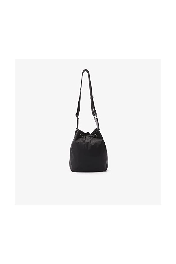 Lacoste Sac à Main Active Nylon Femme, Noir, Taille unique