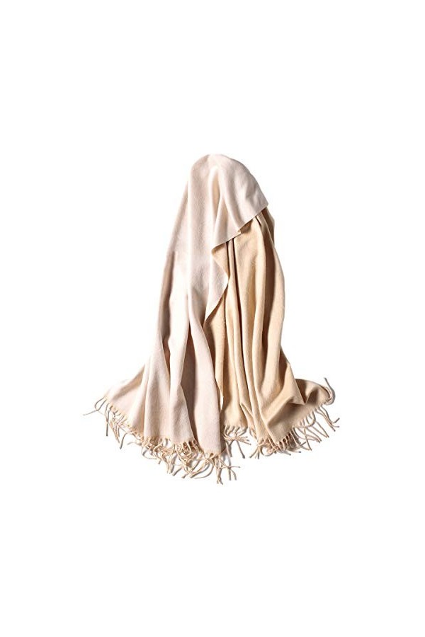 DEBAIJIA Femme Echarpe Foulard Dame Écharpe Châle Chaud Cachemire Longue Protection Contre Froid Lautomne Hiver Double Face